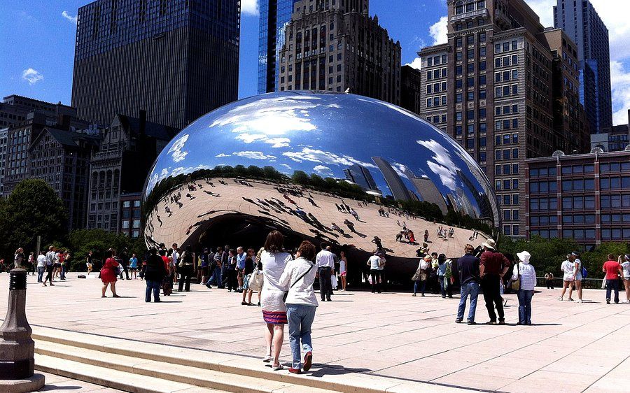 Visit Millennium Park and The Bean at ORD