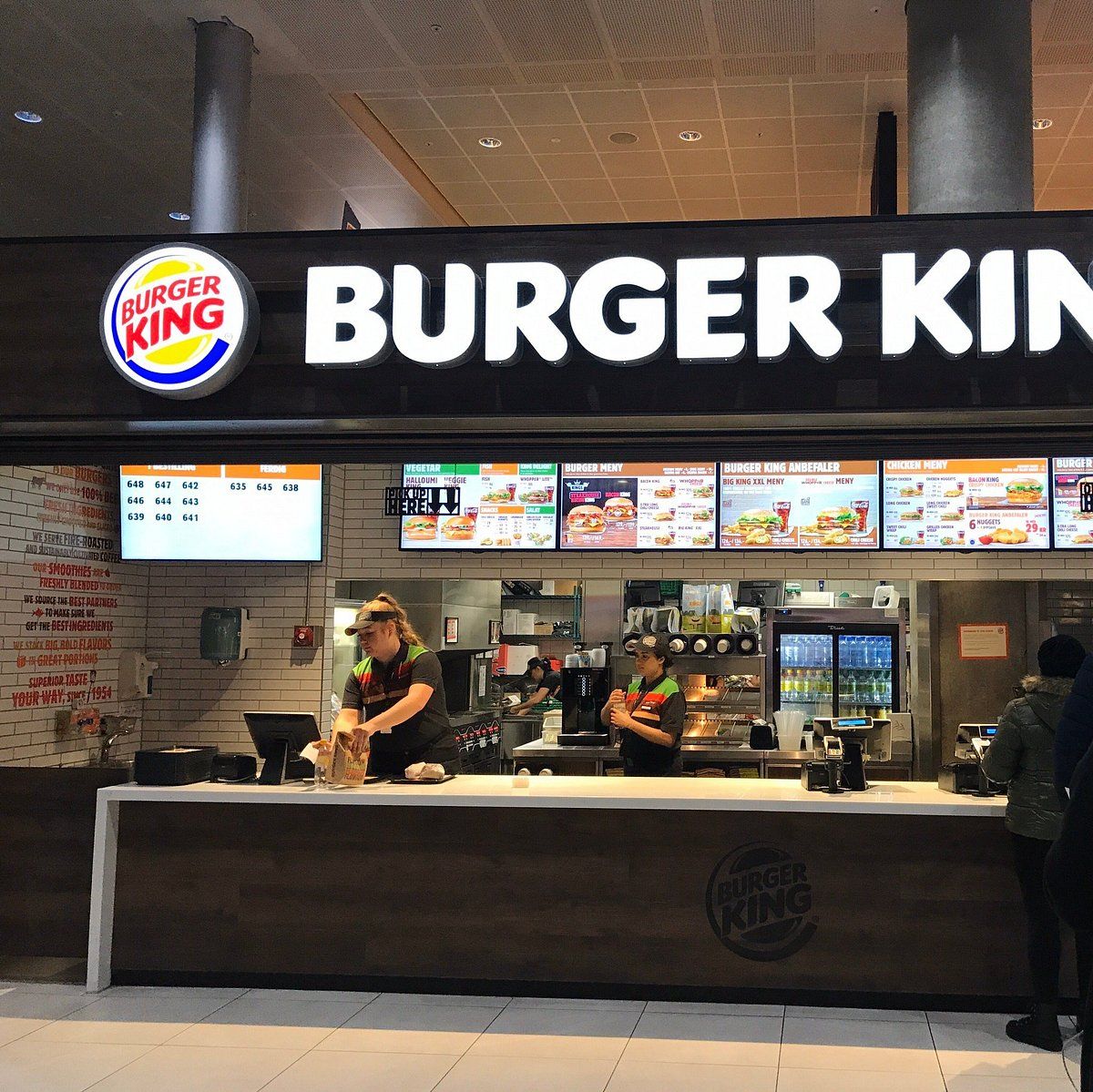 Burger King restaurant at OSL Airport