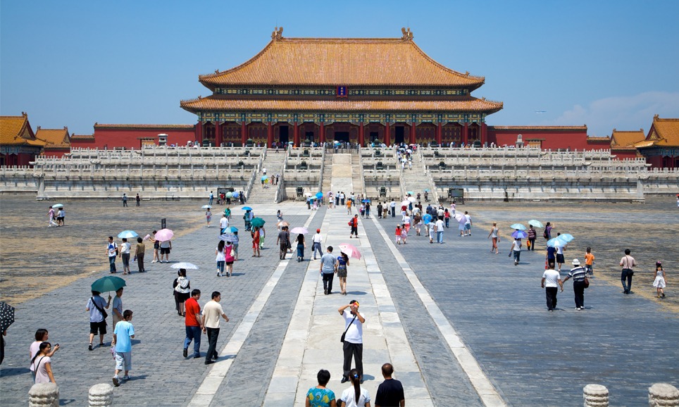 Tiananmen Square / Forbidden City from PEK