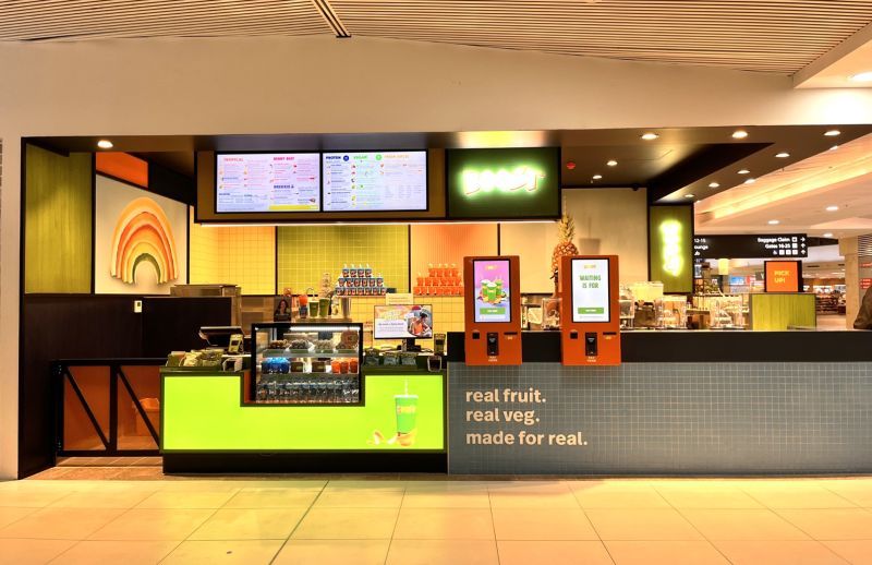 Boost Juice restaurant at PER Airport
