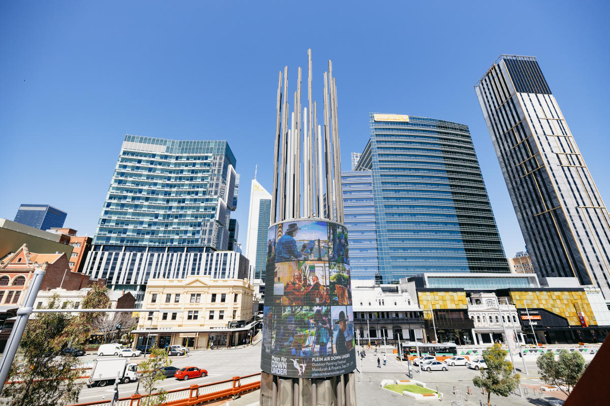 Perth CBD (City Center) from PER