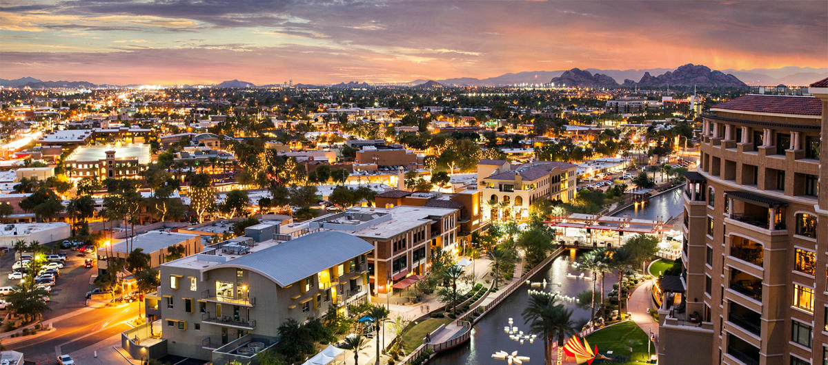Scottsdale (Old Town) from PHX
