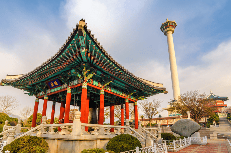 Busan Tower & Yongdusan Park at PUS
