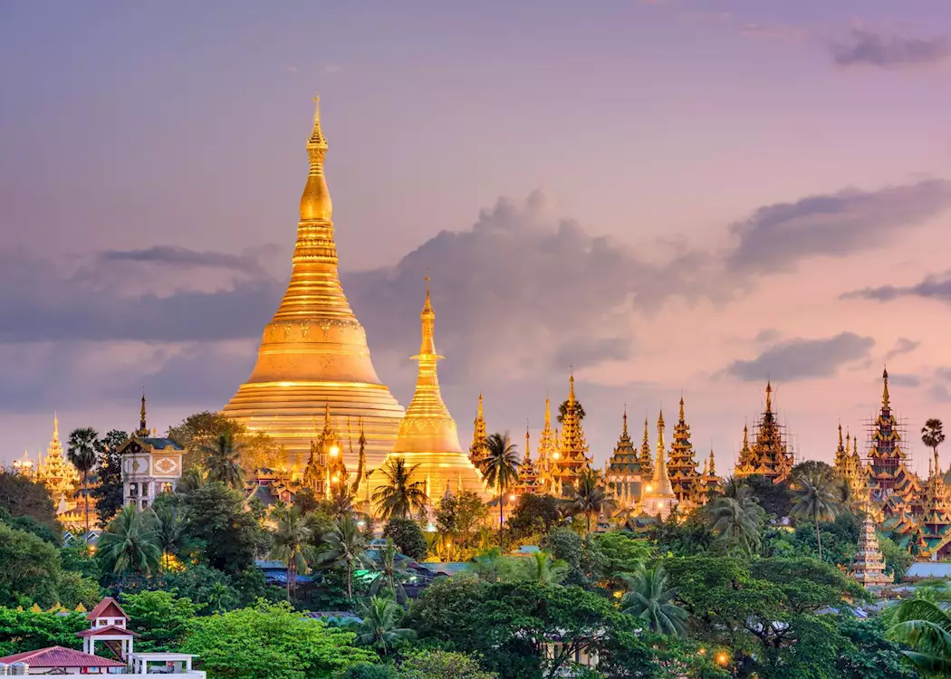 Shwedagon Pagoda from RGN