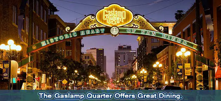 Gaslamp Quarter Walk & Dining at SAN