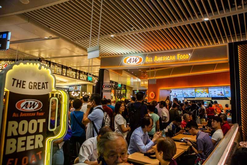 A&W Restaurant restaurant at SIN Airport