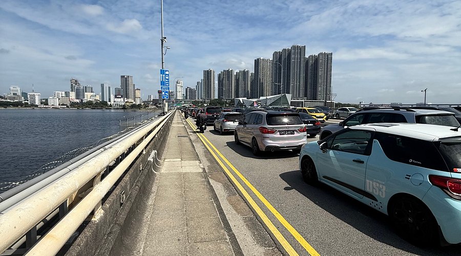 Johor Bahru (Malaysia) from SIN