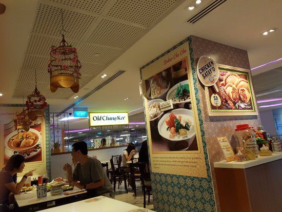 Old Chang Kee restaurant at SIN Airport