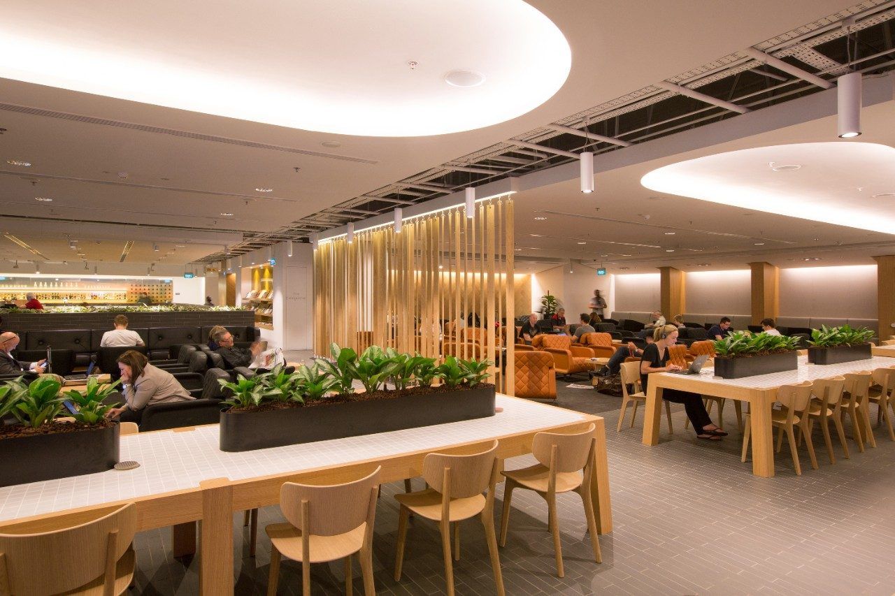 Qantas Singapore Lounge at SIN