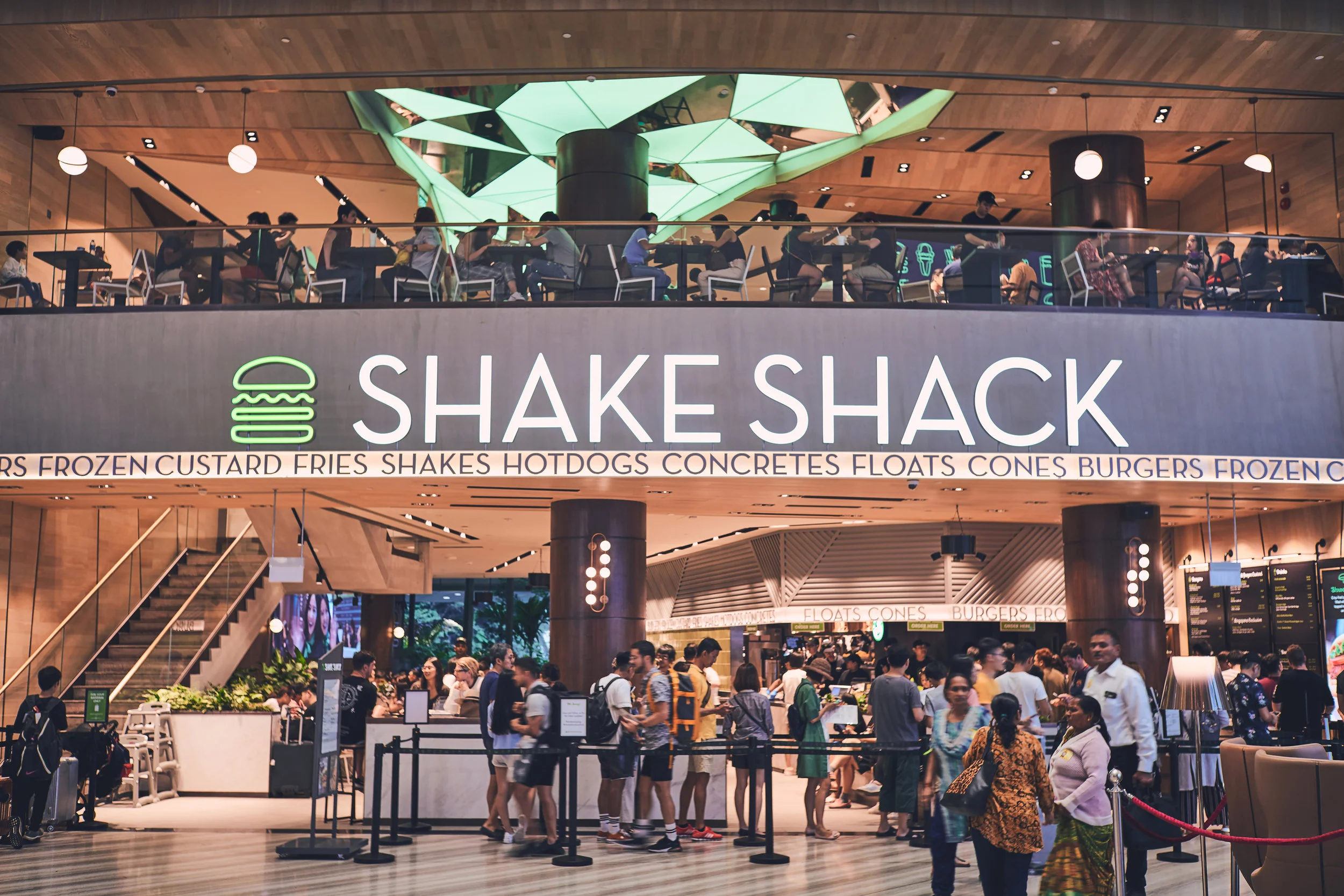 Shake Shack restaurant at SIN Airport