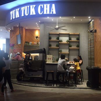 Tuk Tuk Cha restaurant at SIN Airport