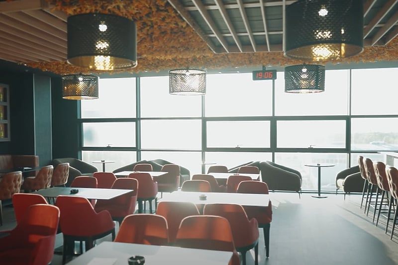 Coffee Shop restaurant at SJJ Airport