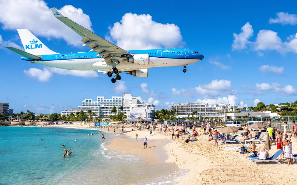 Maho Beach from SXM