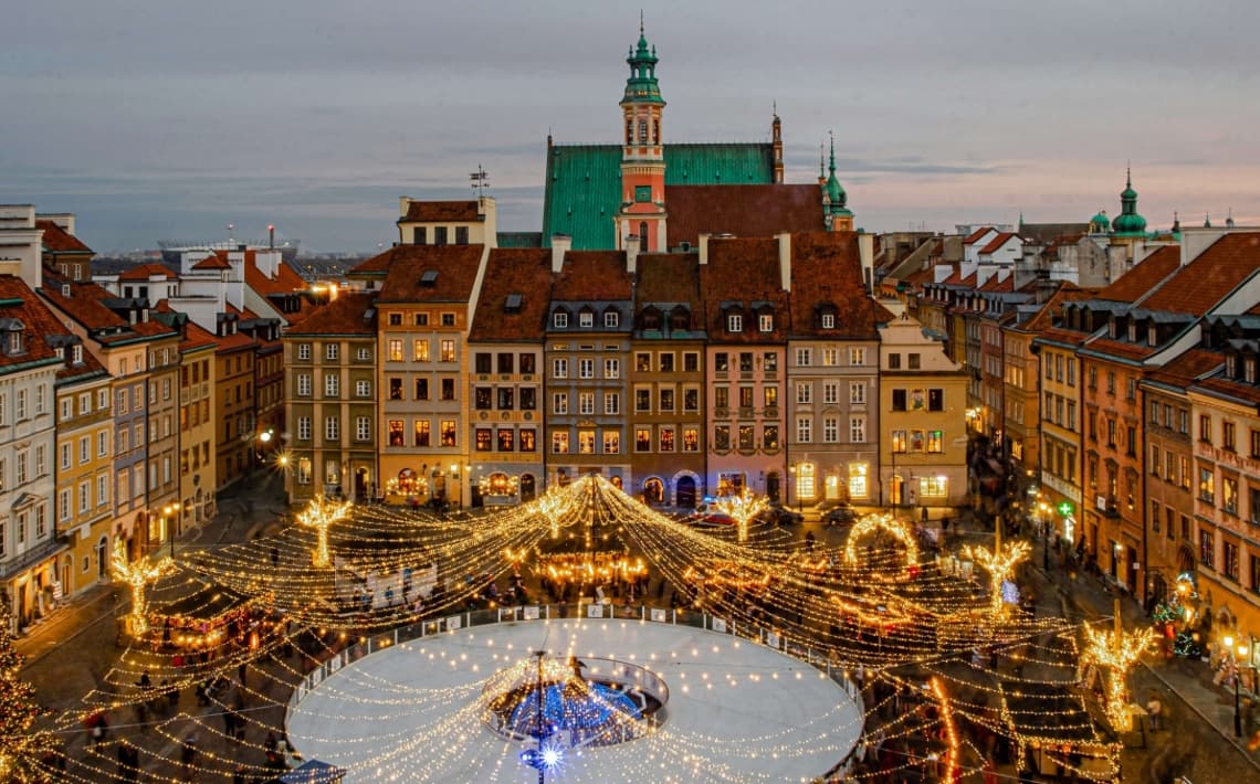 Warsaw Old Town (Stare Miasto) at WAW