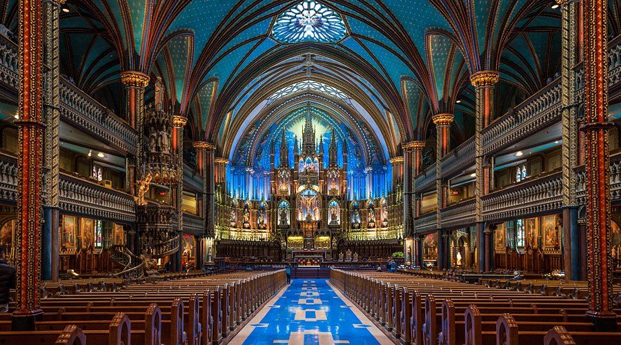 Old Montreal & Notre-Dame Basilica at YUL