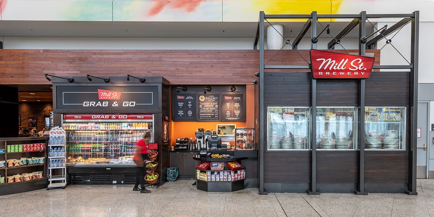 Mill Street Brewery restaurant at YYZ Airport