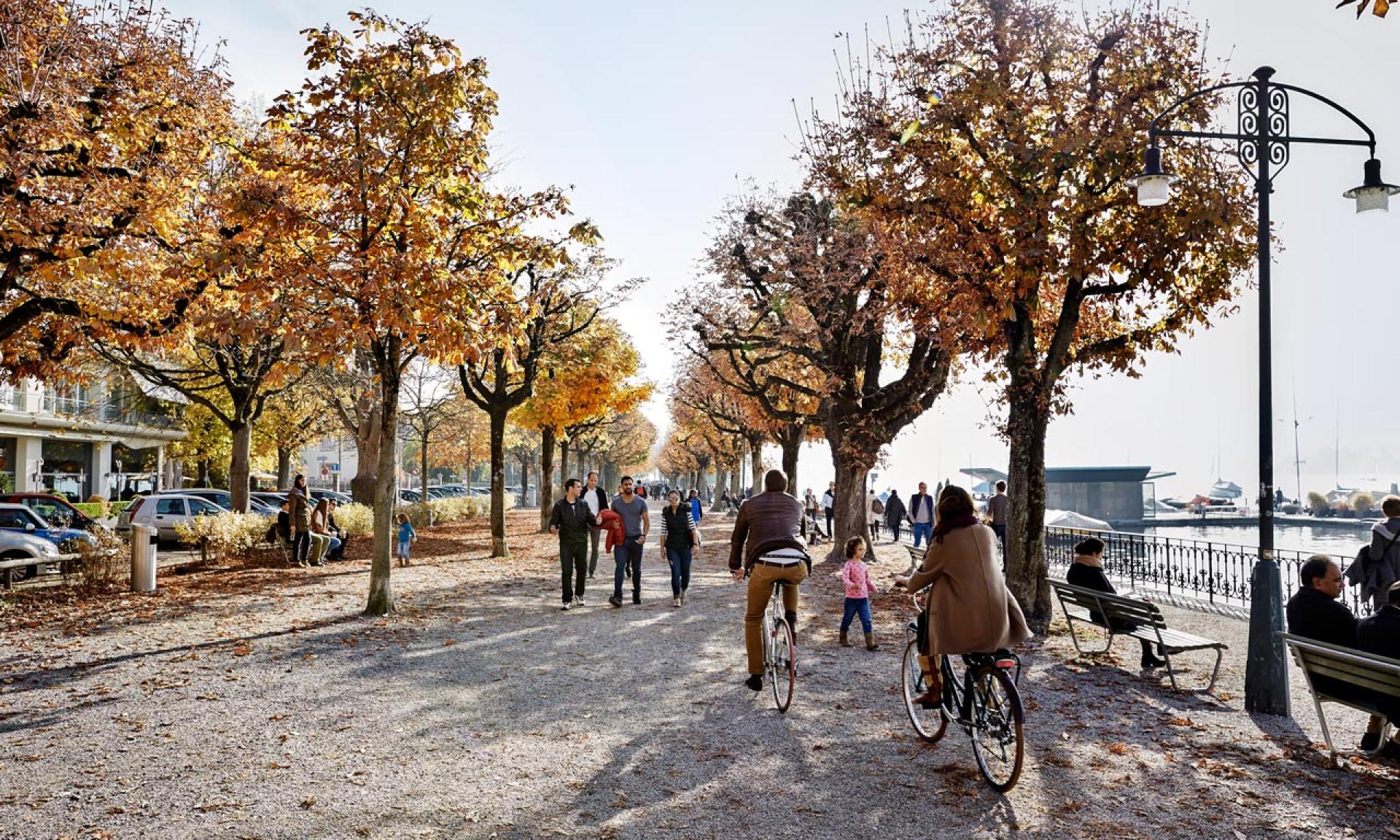 Lake Zurich Walk at ZRH